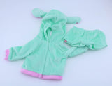 Authentic American Girl Mint Green Bunny Hooded Pajama Set for 18'' Doll