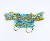 Turquoise Sequin Princess 2 Piece Outfit For 18'' Fashion Girl Doll | Doll Cosplay Costume Set