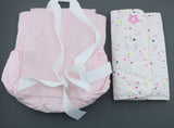 American Girl On-the-Go Diaper Bag & Changing Pad Set - Girls Kids Pretend Play Accessory