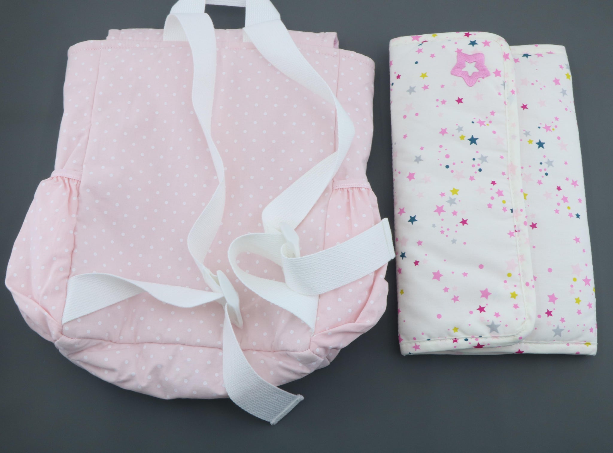 American Girl On-the-Go Diaper Bag & Changing Pad Set - Girls Kids Pretend Play Accessory