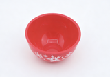 American Girl Red Christmas Snowflake Bowl for 18'' Doll kicthen cooking