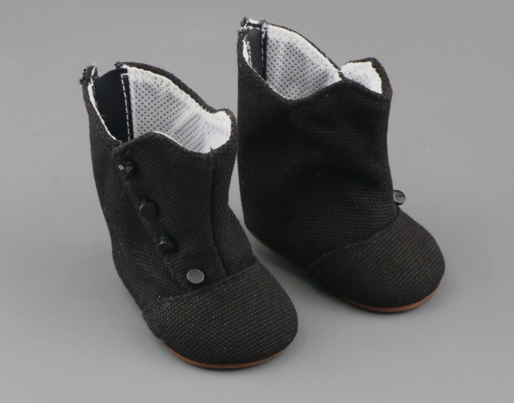 Addy Black Meet Boots for 18'' doll shoes outfit
