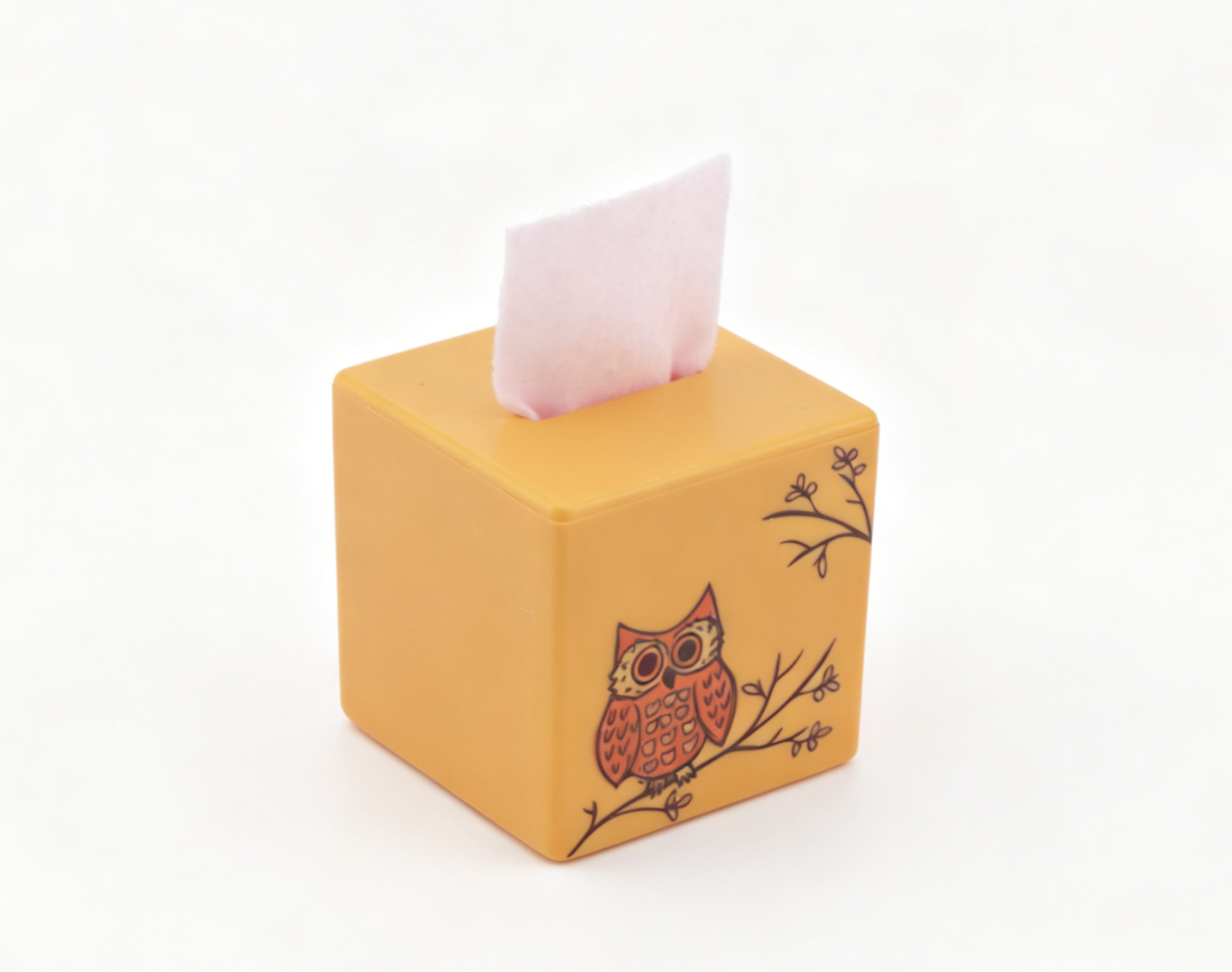 American Girl Owl Tissue Box from Julie's Groovy Bathroom Set for 18" Doll