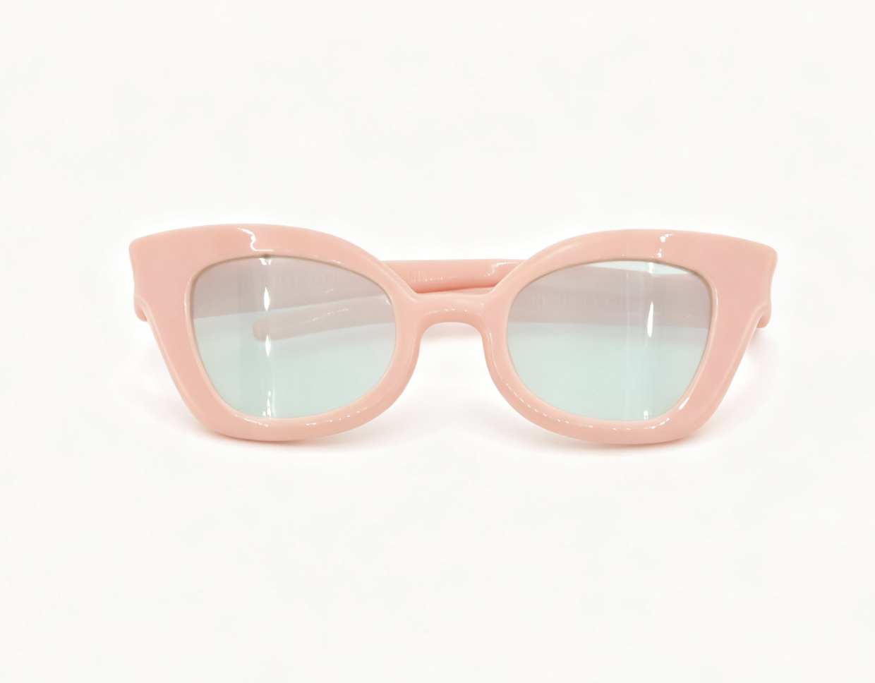 Light Pink Cat Eye Frame Sunglasses Summer Outdoor Accessory for 18'' Doll Casual Beach Dress Up Play