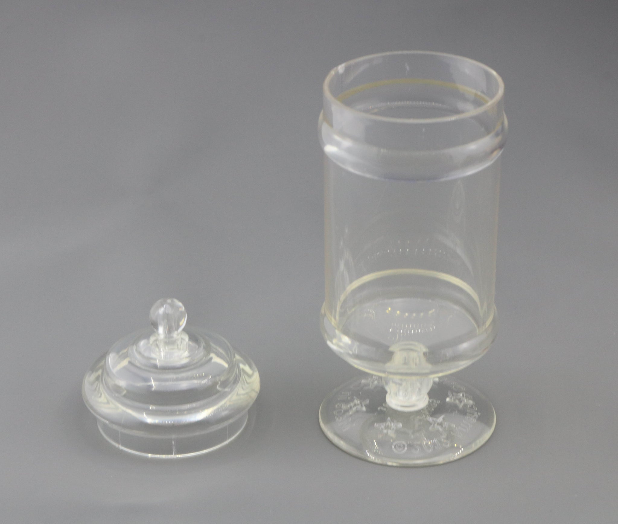 American Girl Clear Pedestal Glass Candy Jar For 18" Dolls
