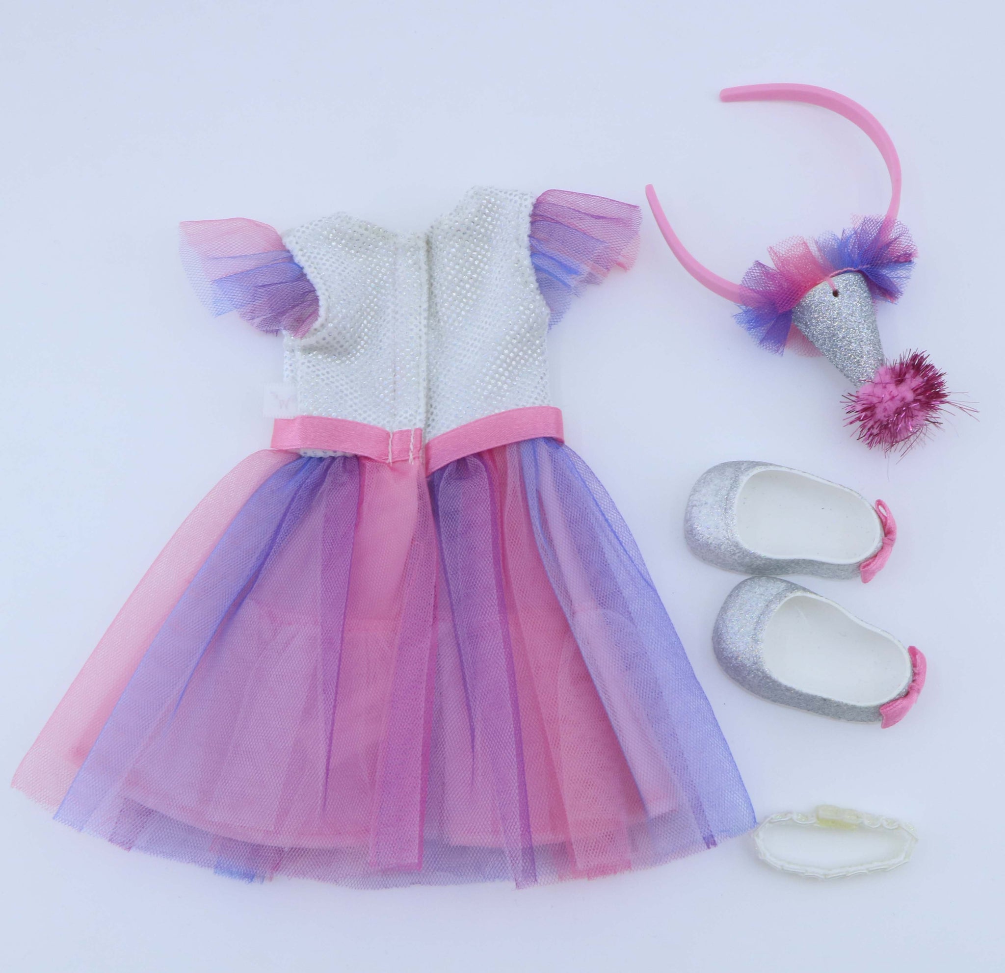 American Girl Wellie Wishers Birthday Tutu Outfit Set – For 14.5" Dolls