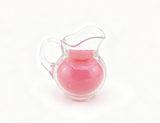 American Girl Mini Glass Pitcher Pink Drink For 18'' Doll Kitchen Accessory