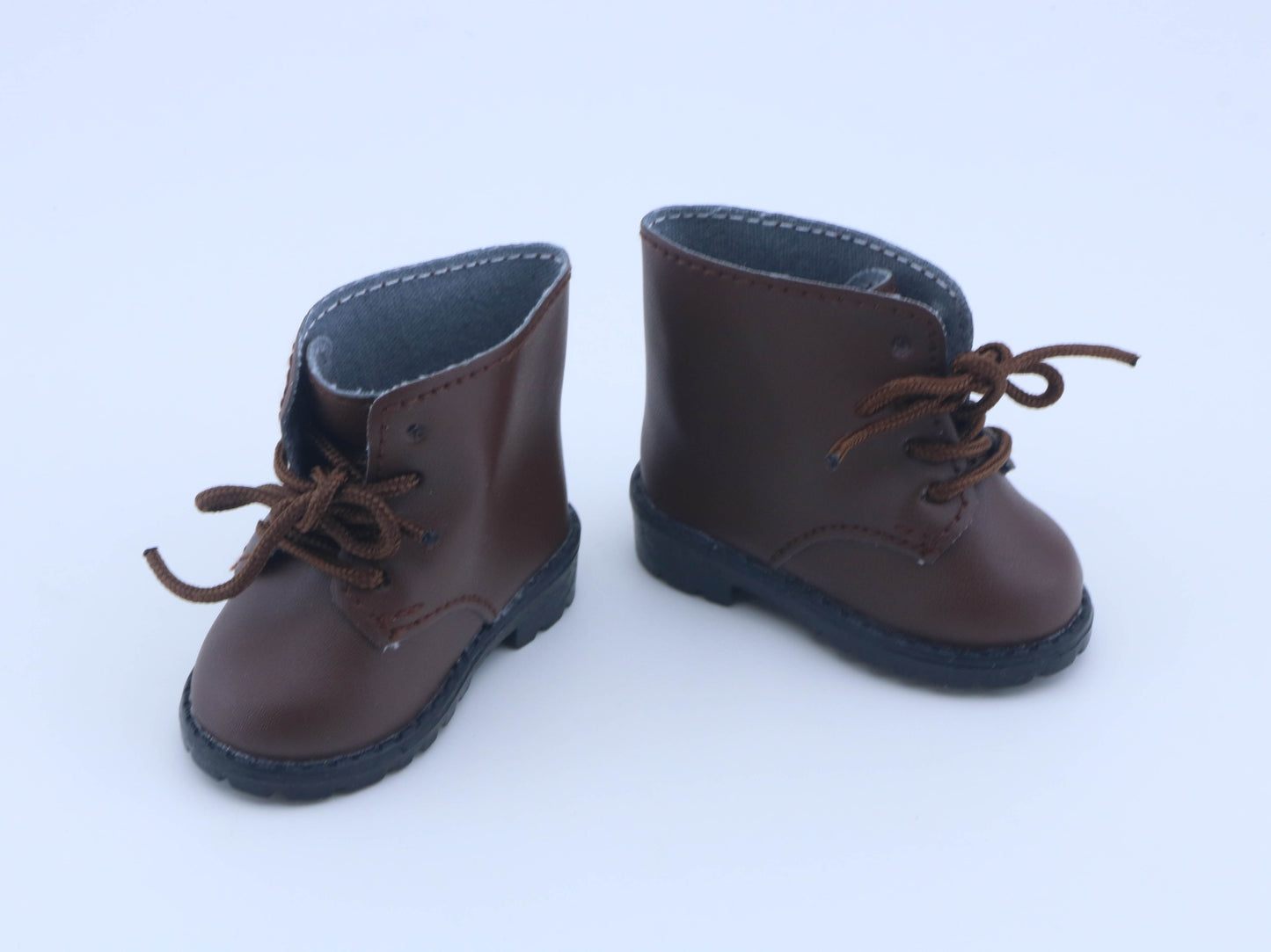 Authentic American Girl Brown Lace-Up Ankle Boots for 18'' Doll shoes