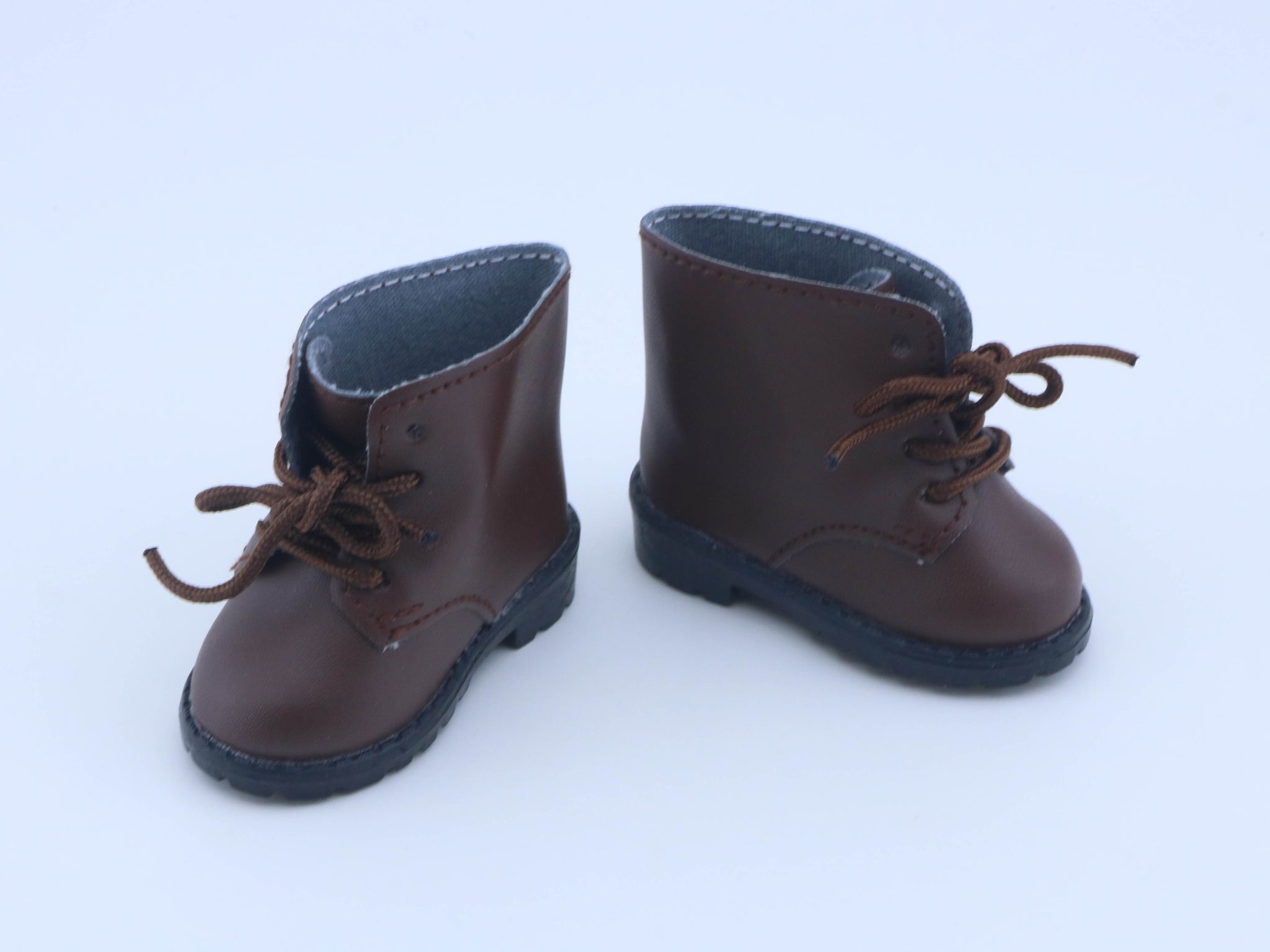 Authentic American Girl Brown Lace-Up Ankle Boots for 18'' Doll shoes