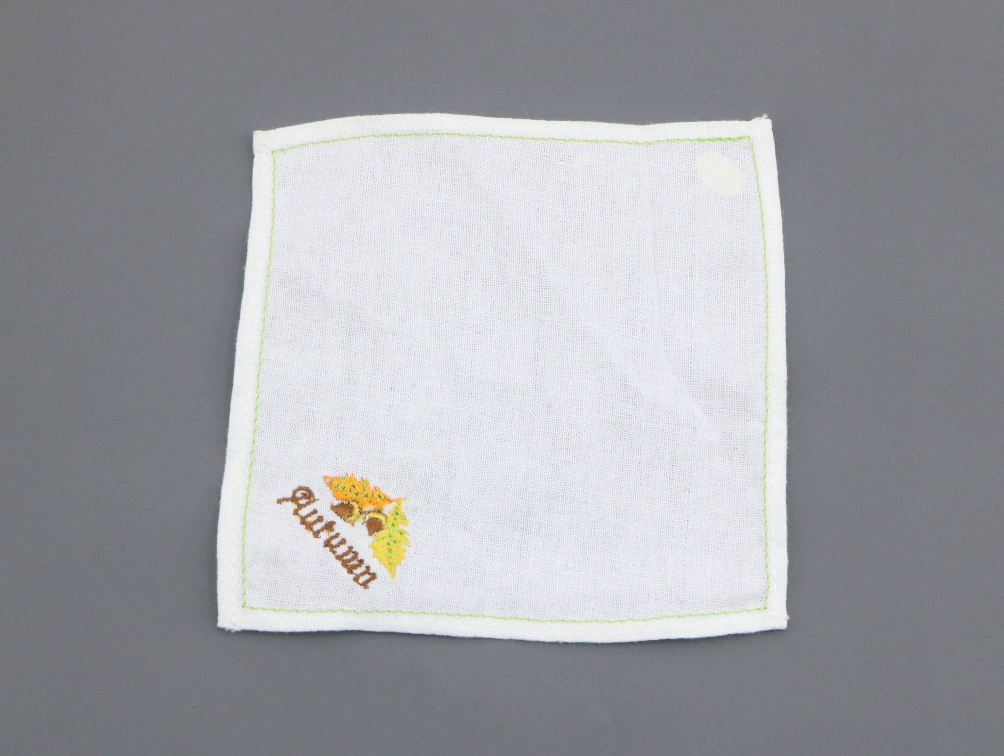 American Girl 18'' Doll Autumn Napkin From Kits School Lunch Handkerchief