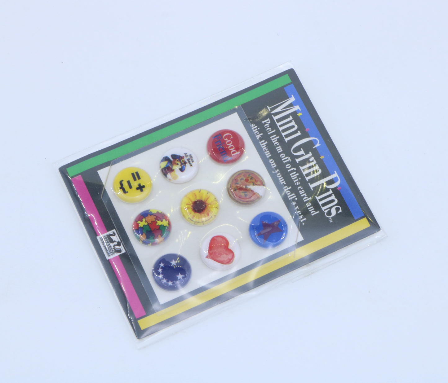 American Girl Mini Grin Pins Set for 18" Doll Vests & Outfits
