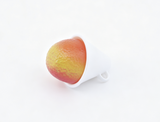 Rainbow shave ice in a white cone for 18'' doll Beach Accessories