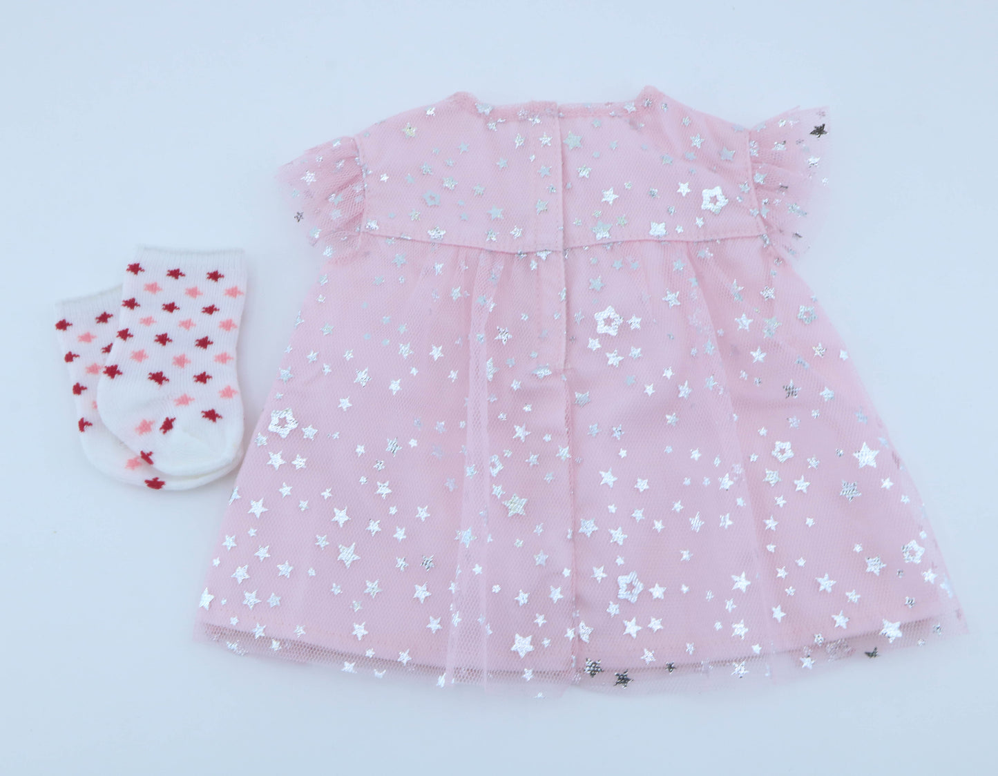 American Girl Pink Star Tulle Nightgown & Sock Set - For 18" Doll dress