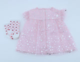 American Girl Pink Star Tulle Nightgown & Sock Set - For 18" Doll dress
