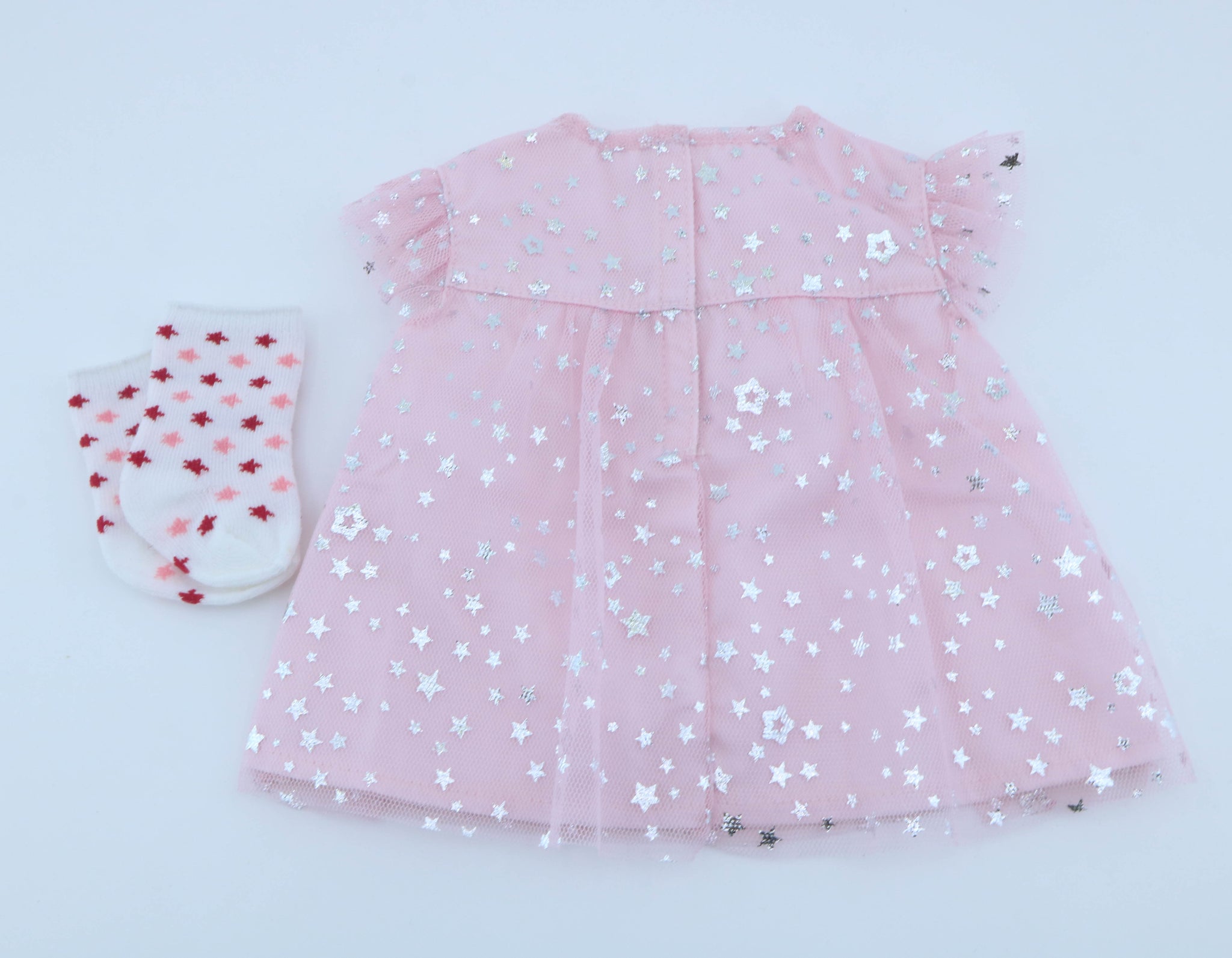 American Girl Pink Star Tulle Nightgown & Sock Set - For 18" Doll dress