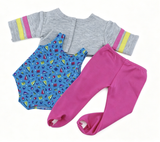 American Girl 18‘’ Doll Courtney 1986 Courtney's Fitness Outfit