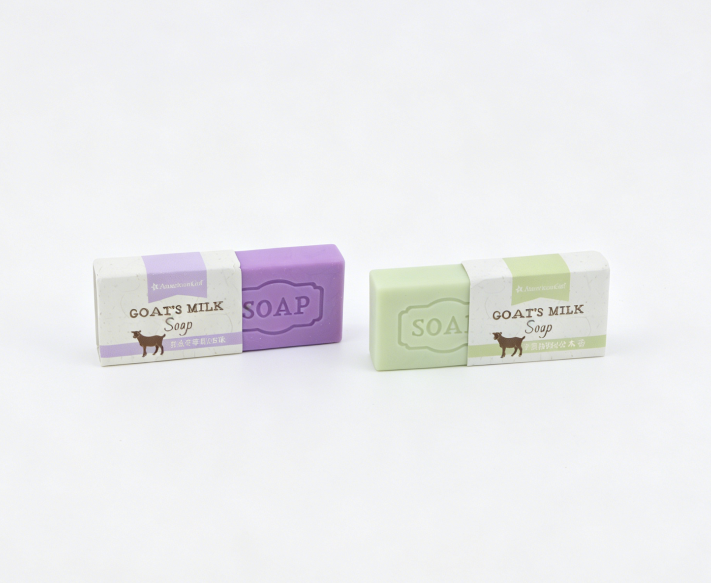 American Girl Goat's Milk Soap Set Lavender & Fresh Pine For 18'' Doll City Market Playset
