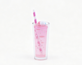 Authentic American Girl Pink Polka Dot Drink Cup Prop FOR 18'' DOLL