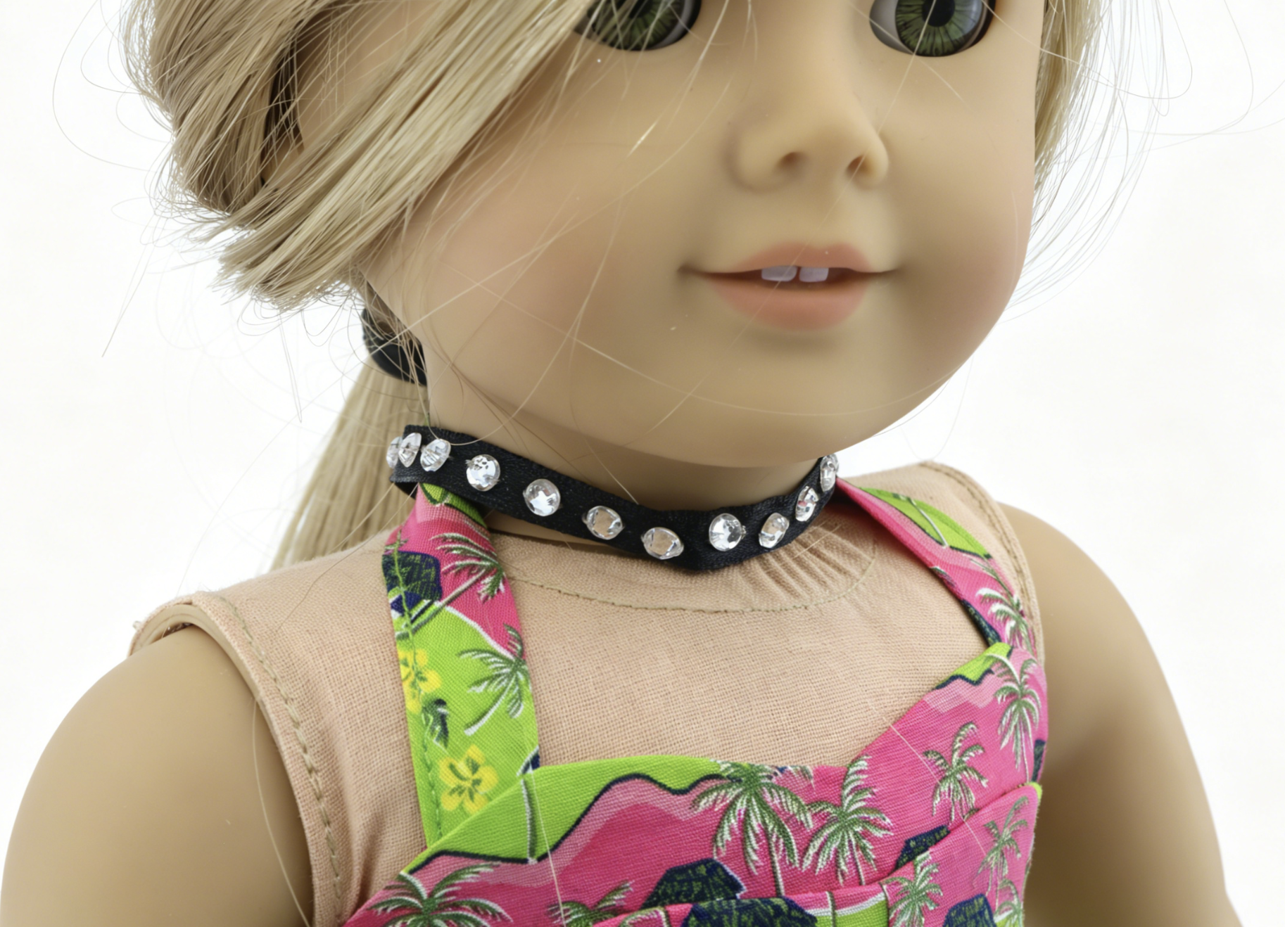 American Girl Black Rhinestone Choker Jewelry Accessory for 18'' doll