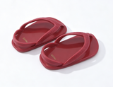 Red Plastic Flip Flop Sandals Mini Summer Beach Footwear Accessory for 18'' Doll Dress Up Play