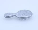 American Girl A silvery doll-sized hairbrush with floral details for 18'' doll Princess Rapunzel Hair Accessories
