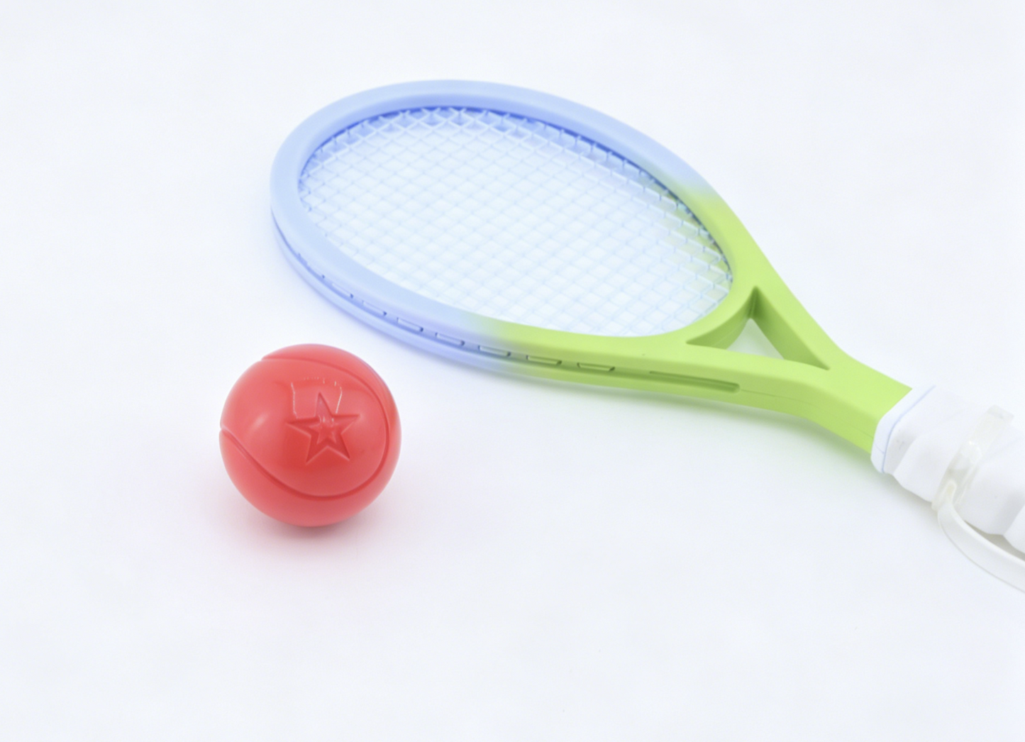 Authentic American Girl Gradient Tennis Racket Toy Set With Red Ball For 18'' Doll