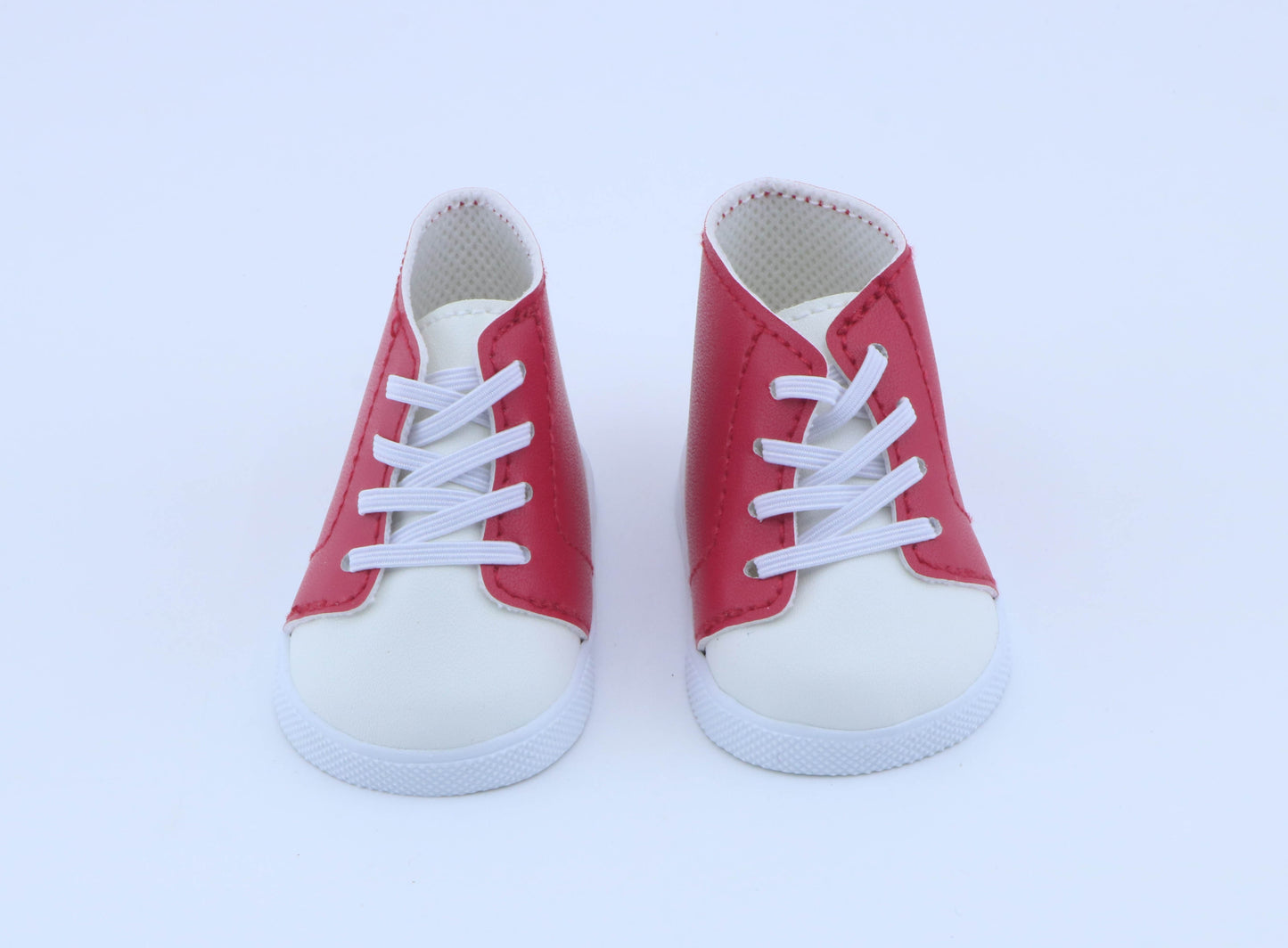 Authentic American Girl Red & White High-Top Sneakers for 18'' Doll Shoes