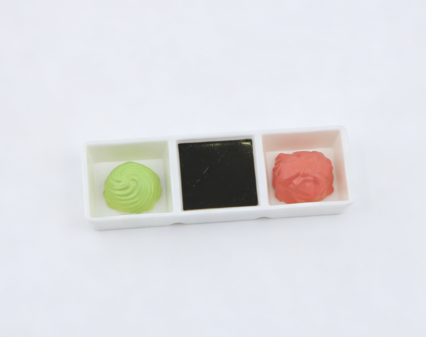 American Girl Dipping Sauce Tray for 18" Doll Food Sushi Set Wasabi Ginger Soy