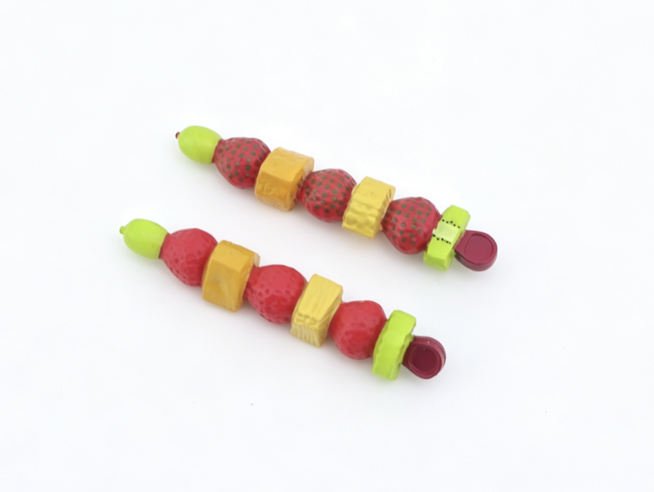 American Girl 2pcs Fruit Kabobs for 18" Doll Campus Snack Cart