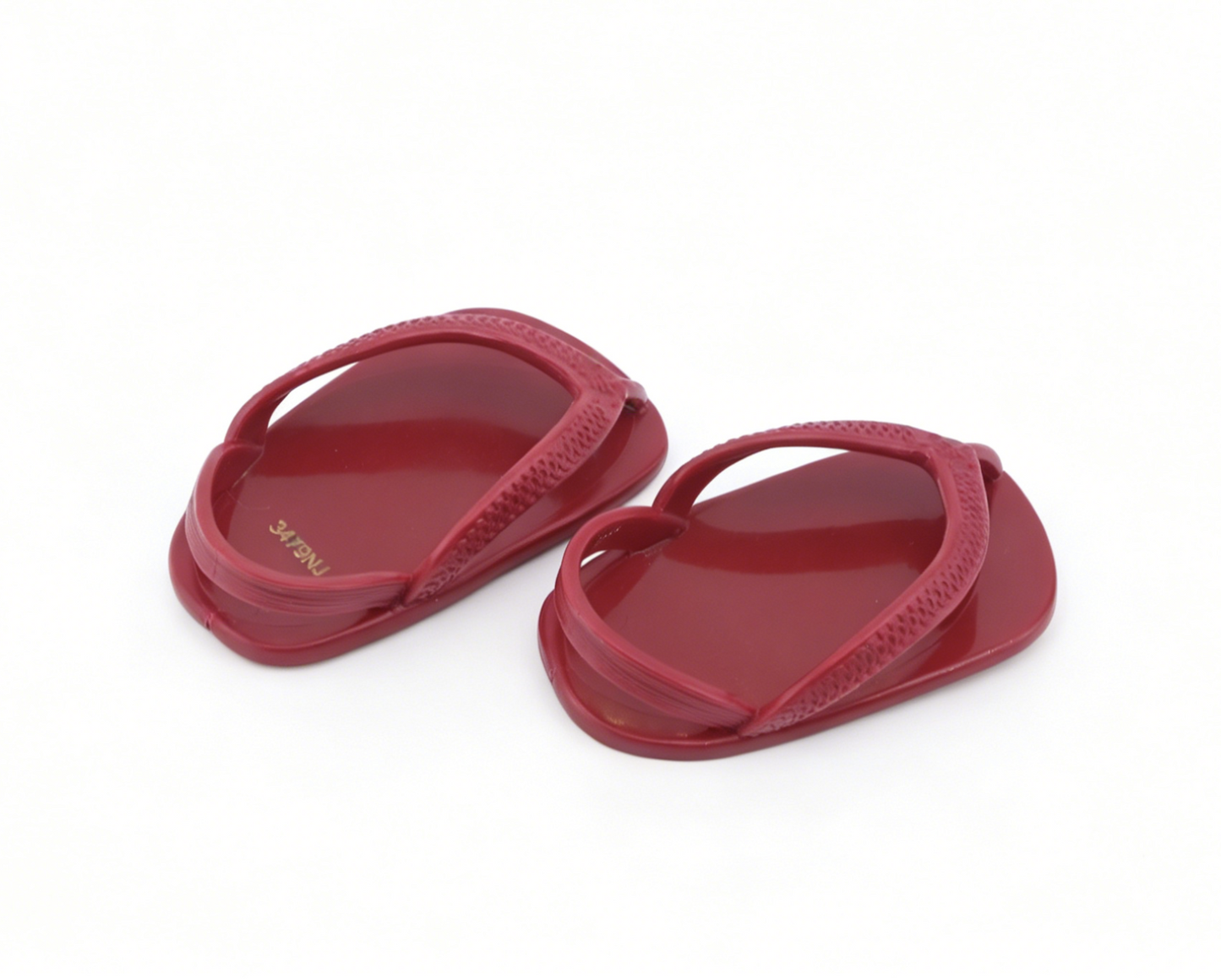 American Girl Red Back-Strap Flip Flops Thong Sandals for 18" Doll Sun & Fun Outfit
