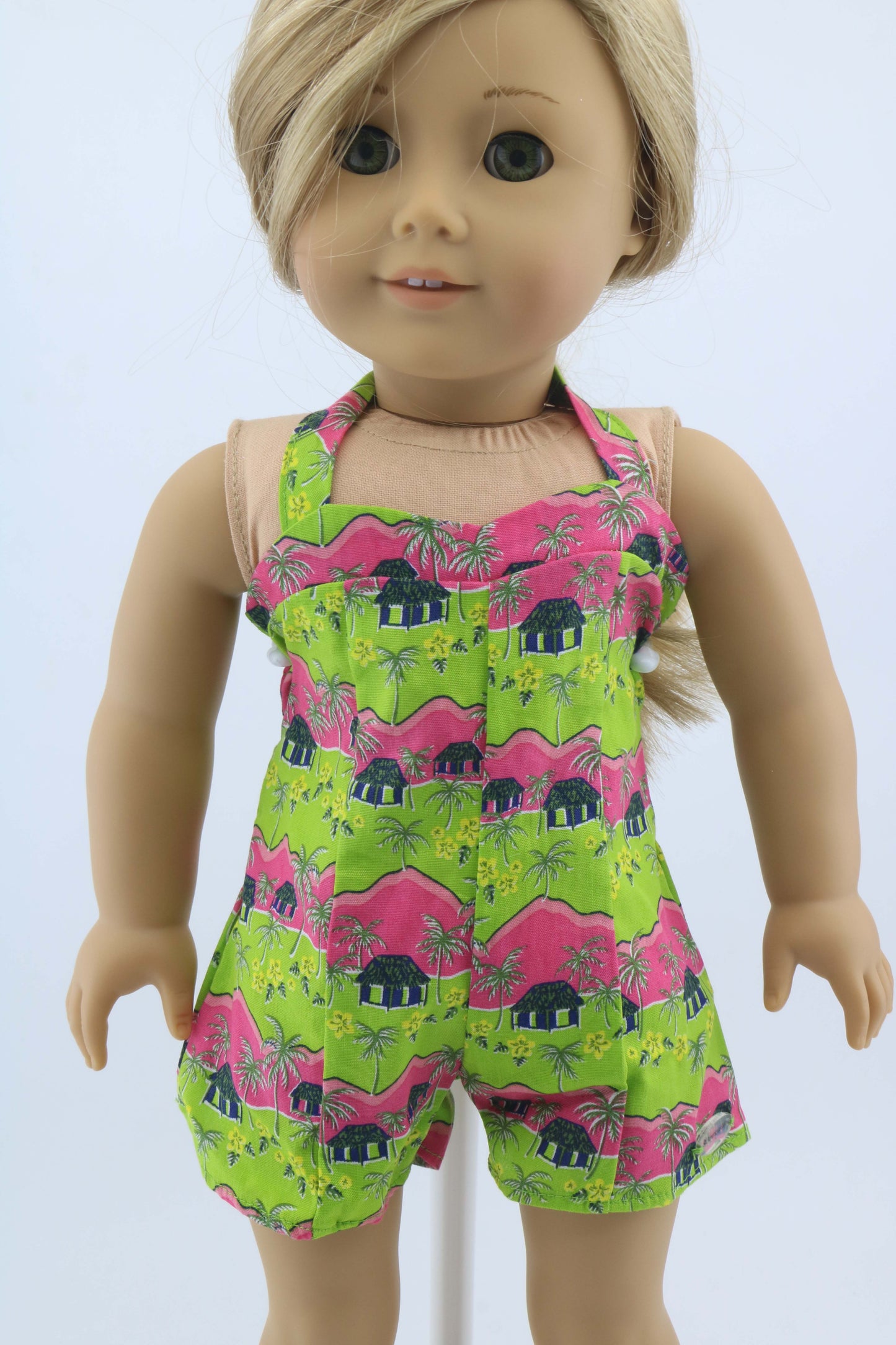 American Girl Tropical Island Print Halter Romper (Truly Me Series) – For 18" Dolls