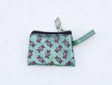 Glitter Green Mini Candy Print Zipper Coin Purse Accessory For 18-Inch Dolls