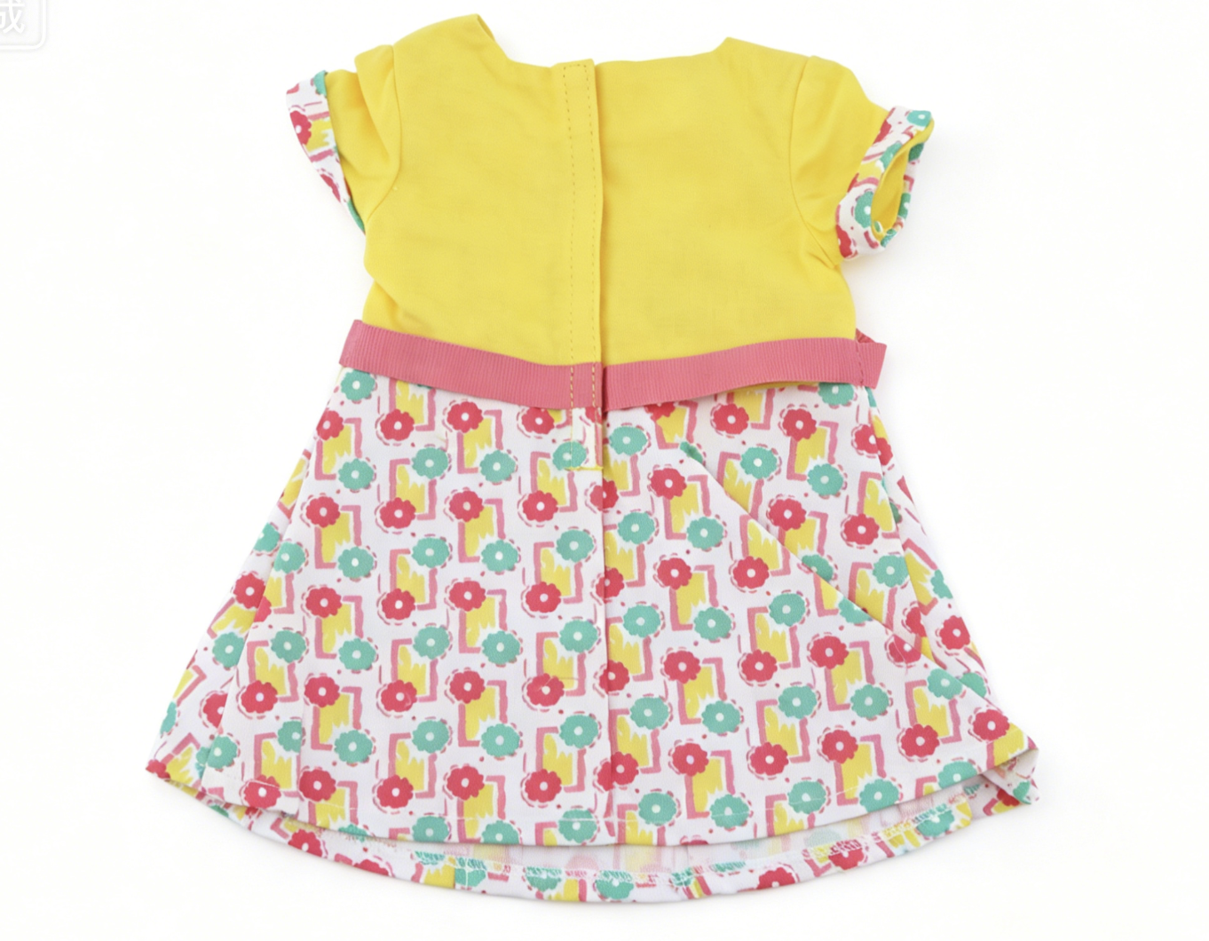 American Girl Yellow Floral Print Dress for 18'' Doll