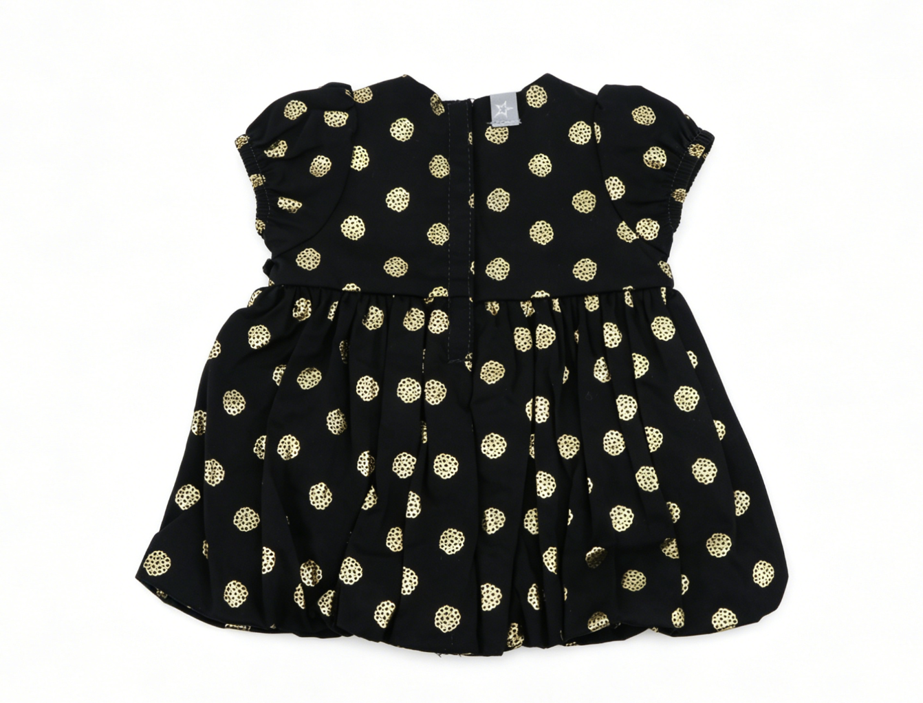 American Girl Limited Edition Black & Gold Polka Dot Dress for 18'' Doll