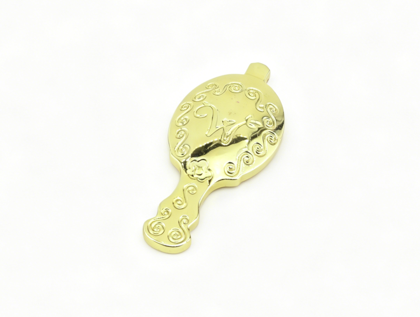 American Girl Golden Princess Mini Hand Mirror with Purple Gem for 14.5" Doll