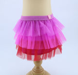 American girl ruffly red-and-pink three-tiered skirt for 18'' doll AG Star Stylist Closet