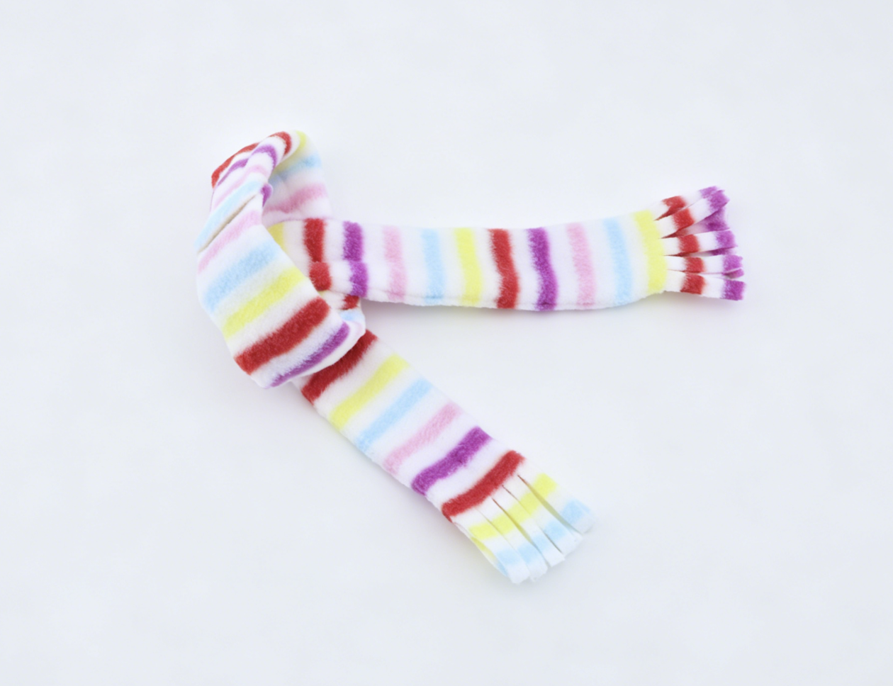 American Girl Rainbow Striped Fleece Scarf FOR 18'' DOLL Cold Weather Accessories