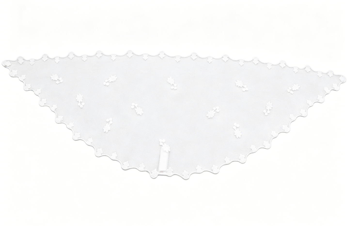 Authentic American Girl White Floral Lace Triangle Headscarf FOR 18'' DOLL