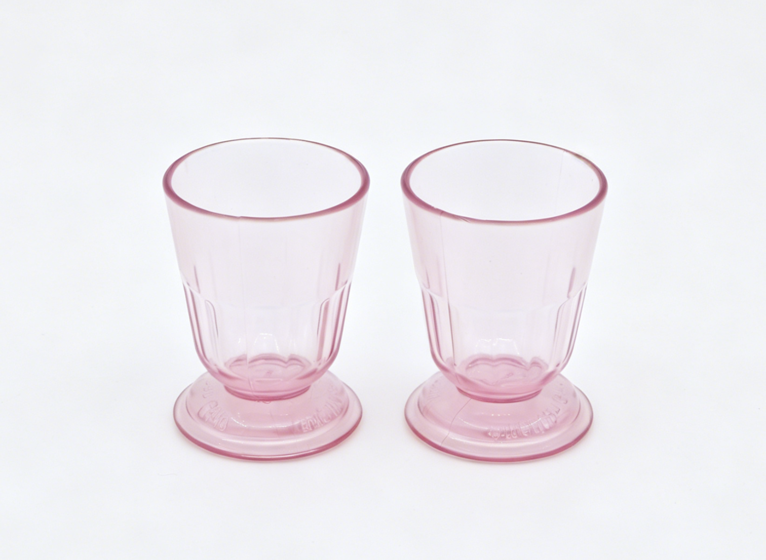 American Girl Pink Plastic Tumbler Cups Set of 2 - For 18" Dolls