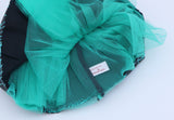 American Girl Black & Teal Spider Web Halloween Dress for 18'' Doll