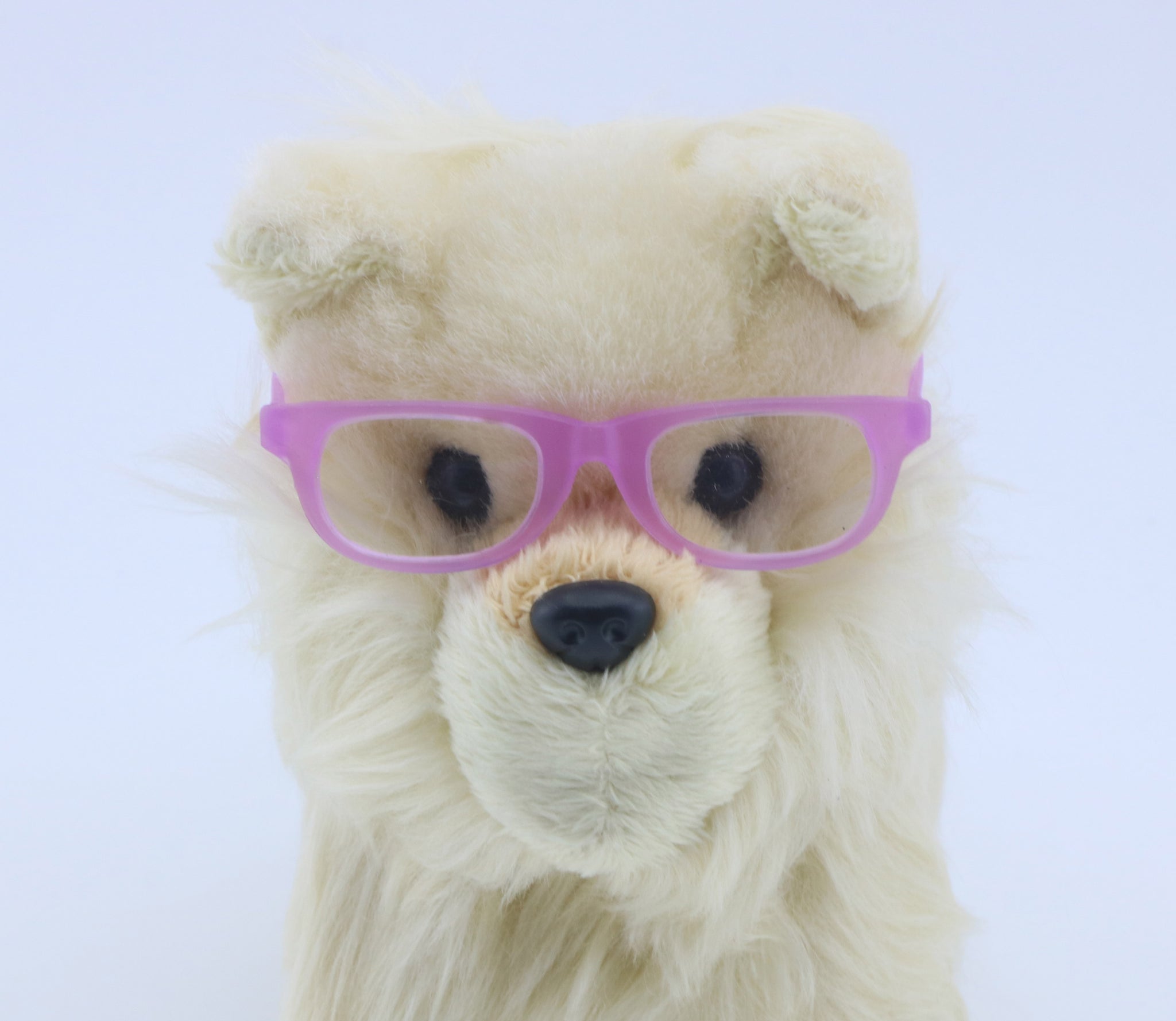 American Girl Matte Pink Rectangular Pet Dog Glasses Accessory For 18'' Doll Pet Puppy