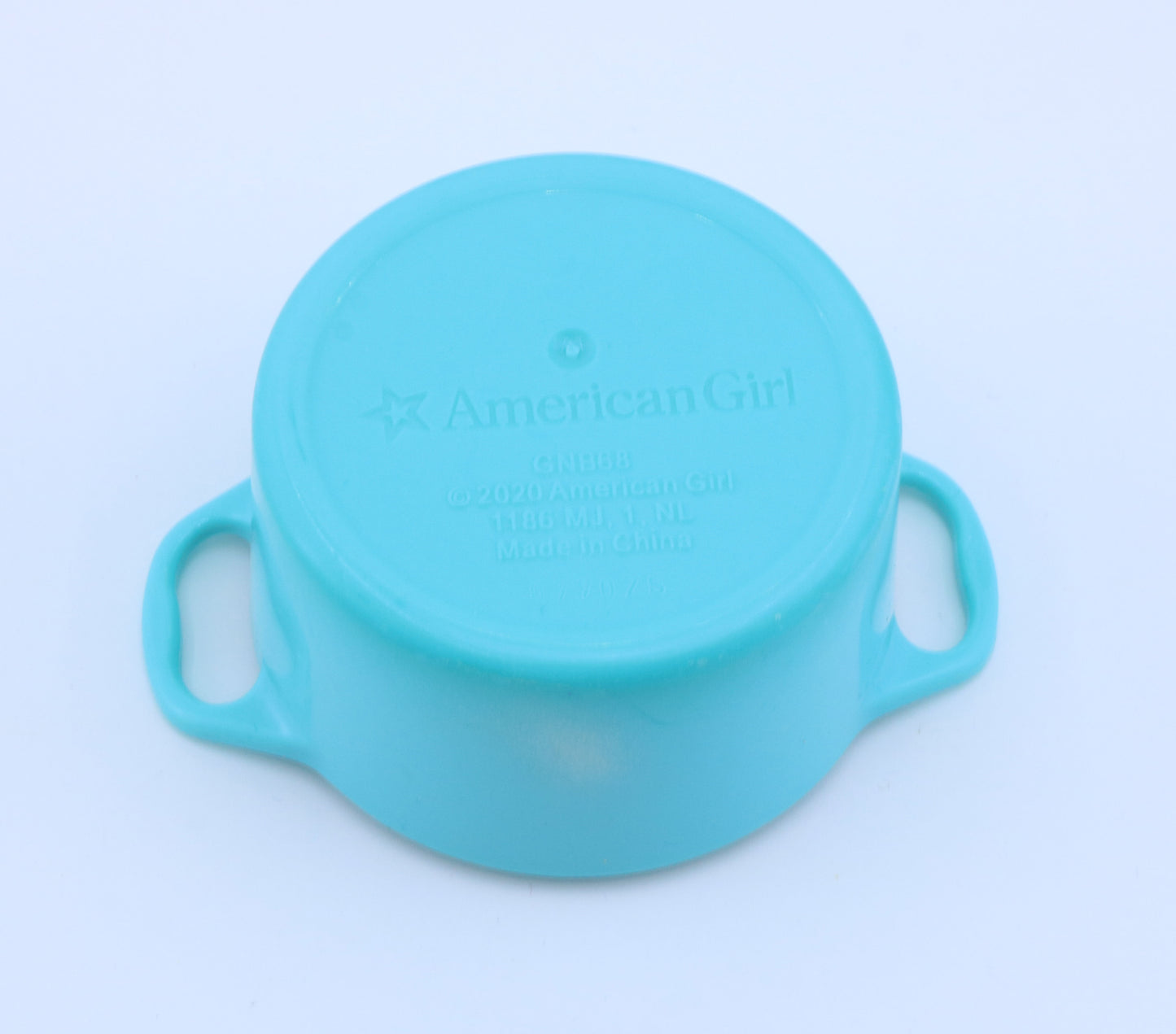 American Girl Turquoise Dual Handle Pot From Truly Me Spaghetti Dinner Set for 18'' Doll Kitchen Accessory
