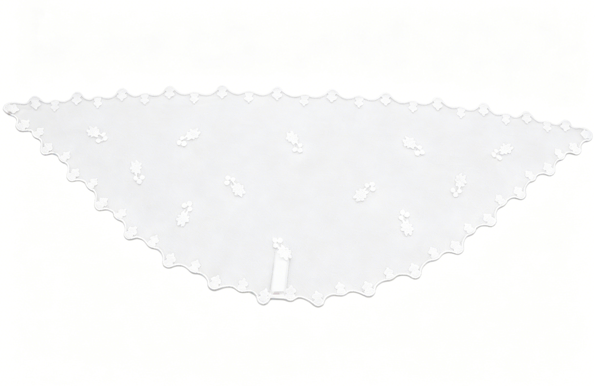 Authentic American Girl White Floral Lace Triangle Headscarf FOR 18'' DOLL