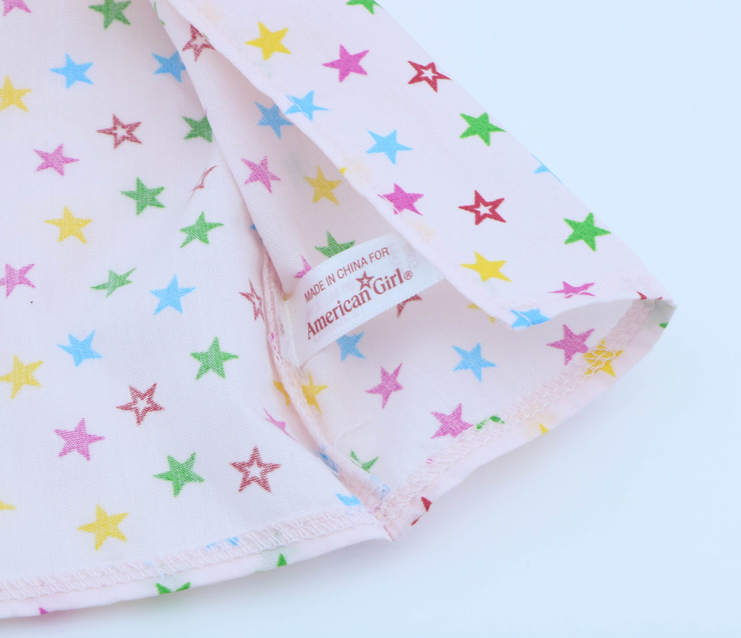 Authentic American Girl Pink Multicolor Star Print Top for 18'' Doll