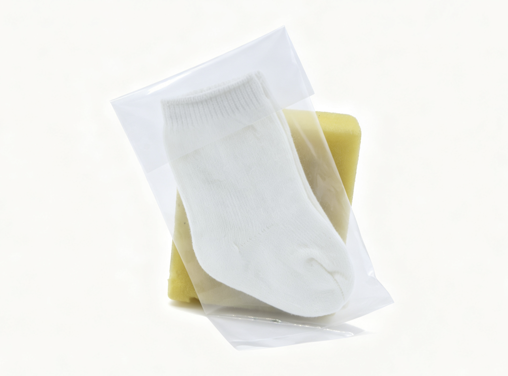Solid White Mid-Calf Knit Socks Basic Daily Footwear FOR 18'' doll