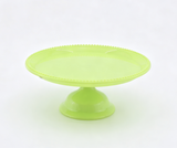 Lime Beaded Cake Stand For 18'' Doll Kitchen Accessory