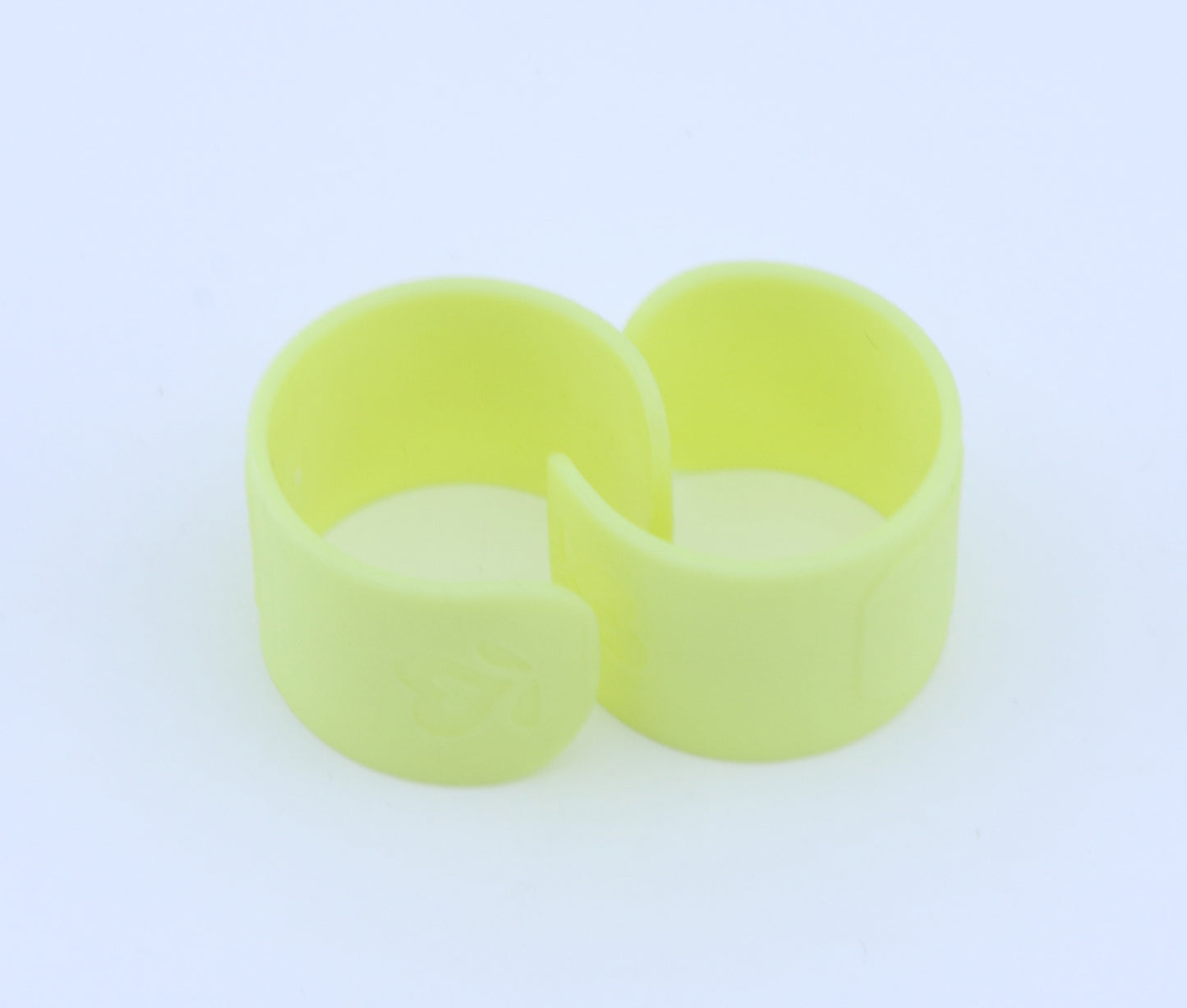 American Girl 2pcs Light Yellow C-Shape Doll Bandages With Embossed Heart – For 15" Bitty Baby Dolls