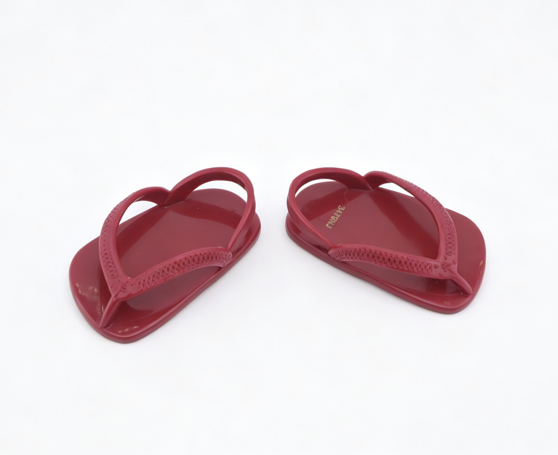 American Girl Red Back-Strap Flip Flops Thong Sandals for 18" Doll Sun & Fun Outfit