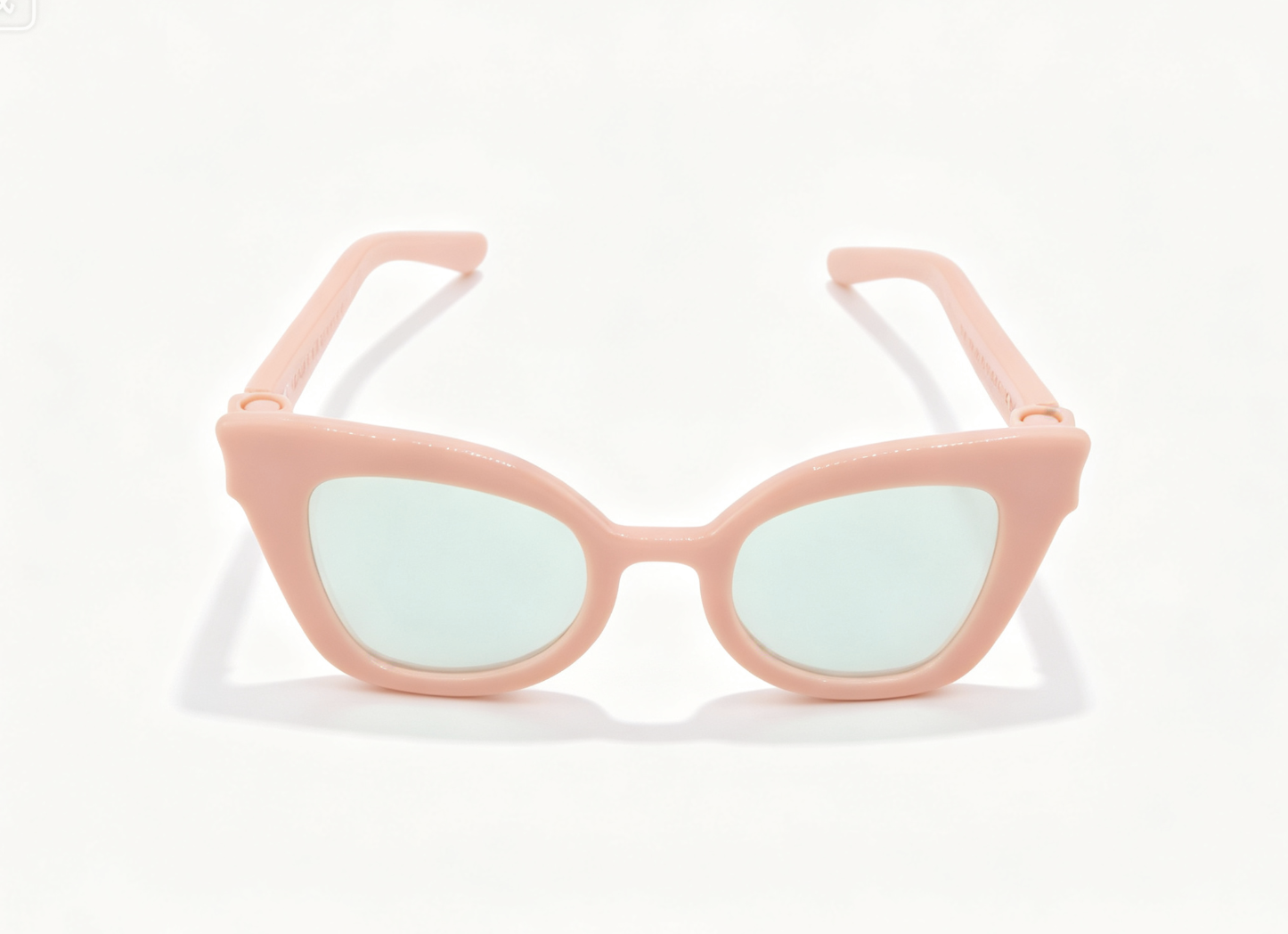 Light Pink Cat Eye Frame Sunglasses Summer Outdoor Accessory for 18'' Doll Casual Beach Dress Up Play