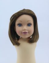 Brown Bob Wig for 18'' American Girl Doll
